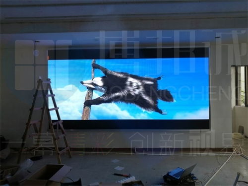 博邦诚全彩室内led显示屏助力广东环境保护学校教学工作